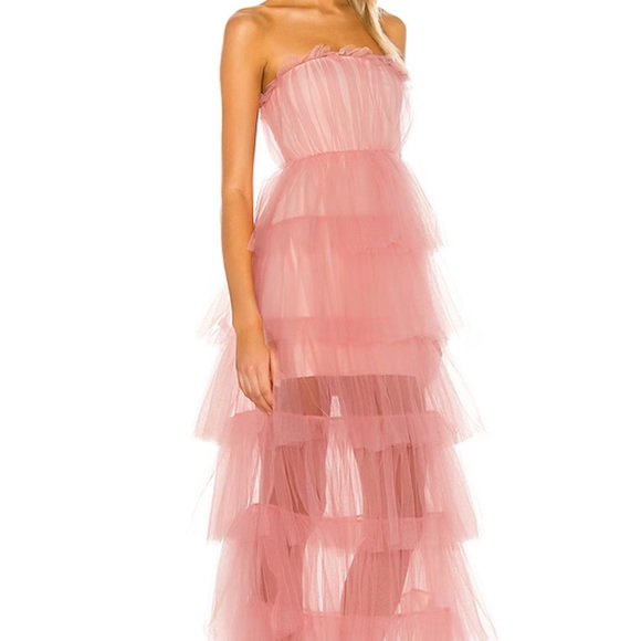 Lovers + Friends Dresses Lovers And Friends Bobbit Gown In Blush